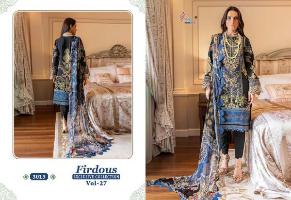 Shree Firdous Exclusive Collection Vol 27 Cotton Dupatta Pakistani Suits